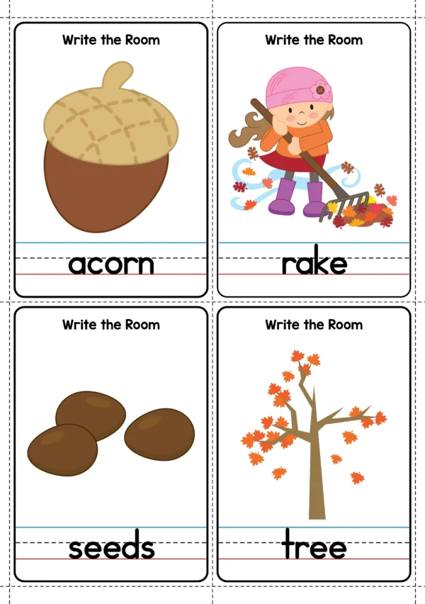 Autumn | Fall Write the Room Activity