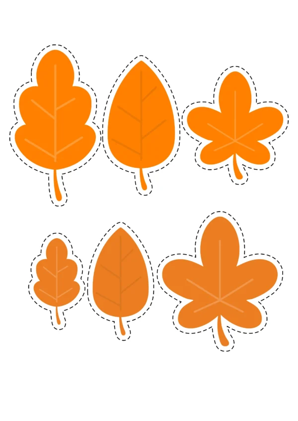 Autumn Leaves and Tree Color Matching Activity