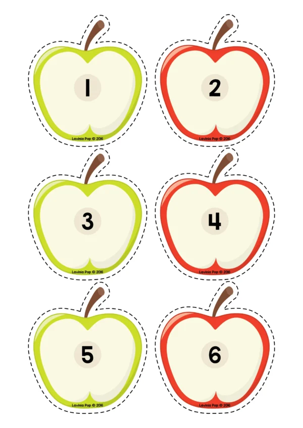 Apple Seed Counting Printable Activity | Numbers 1-10