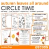 FREE Preschool Circle Time Autumn Leaves All Around