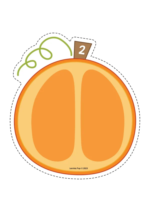 Pumpkins Printable Center Activities for Preschool | Counting Pumpkin Seeds