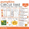 Pumpkins Preschool Circle Time Printables and Activities