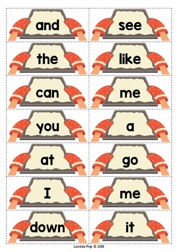 Christmas Gingerbread Man Boy Girl Sight Word Literacy Center | Printable Spelling Activity | Editable PDF. File