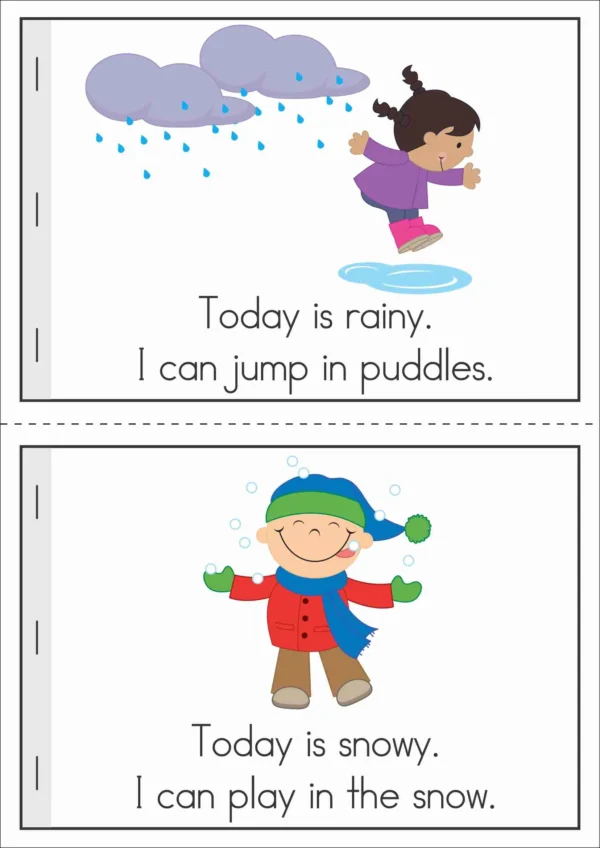 Weather for Preschool and Kindergarten | Printable Worksheets and Activities