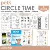 Pets Preschool Unit | Circle Time Printables and Activities | Pre-K | DayCare | Homeschool Currciuclum