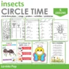 Insects Preschool Unit | Circle Time Printables and Activities | Pre-K | DayCare | Homeschool Currciuclum