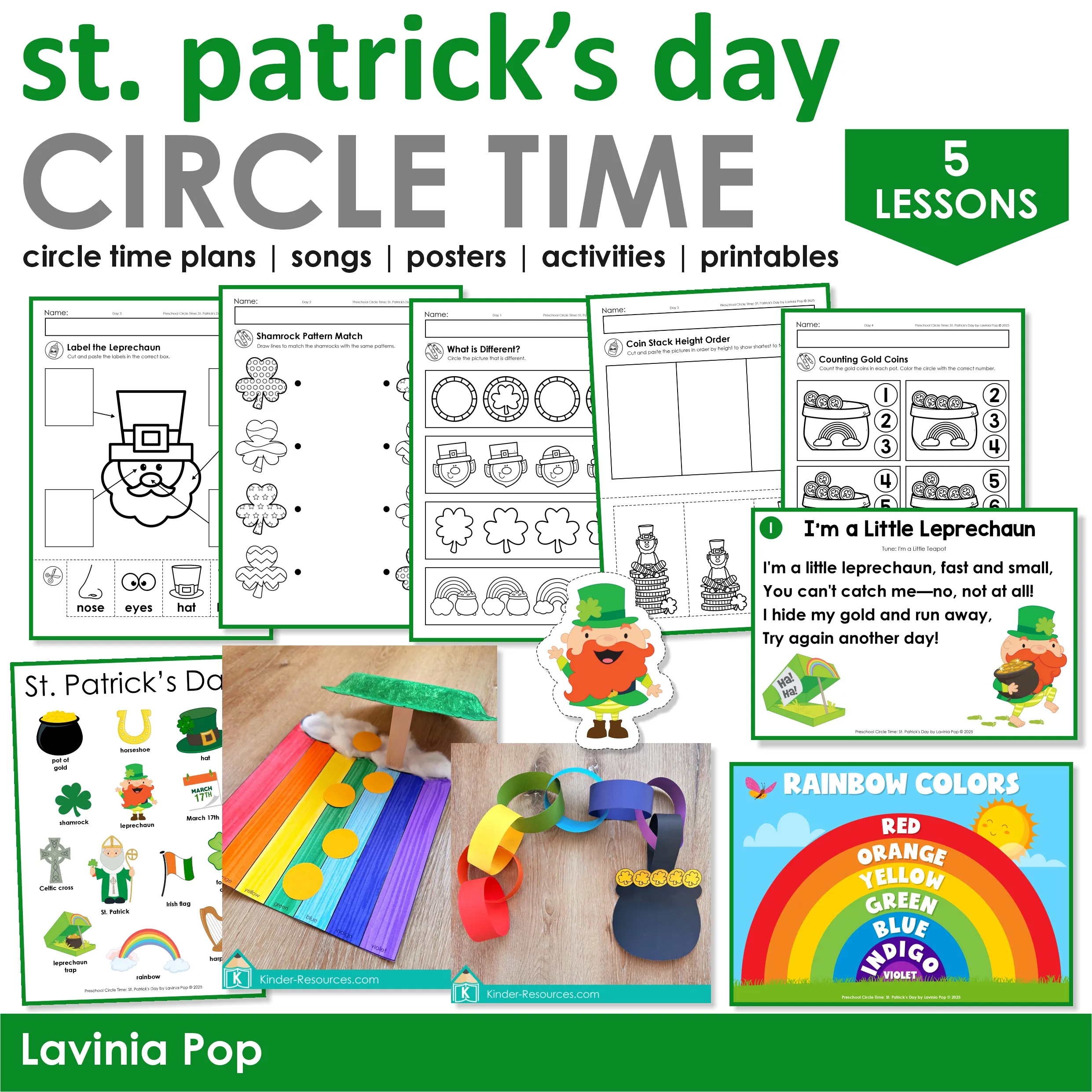 st patricks day preschool lesson plans