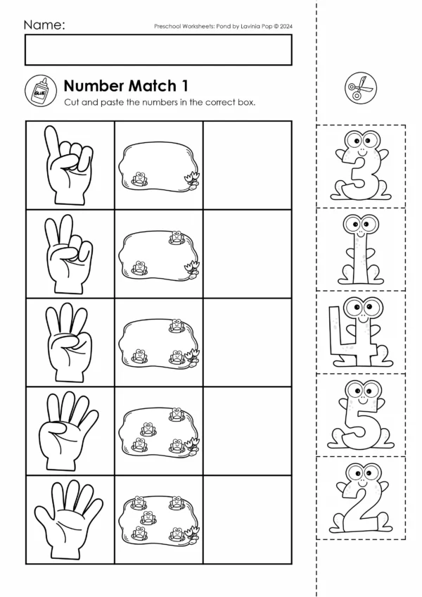 Pond Theme Worksheets & Activities for Preschool & Kindergarten | Alphabet, Numbers, Science