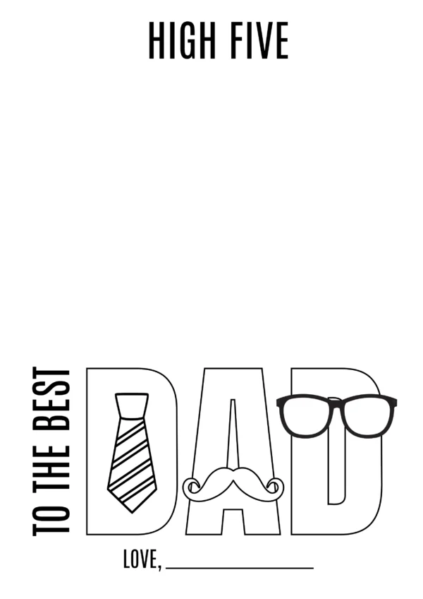 Father's Day Theme Preschool Unit | Circle Time Printables and Activities | Pre-K | Day Care | Homeschool Currciulum | Handprint Keepsake Printable Activity