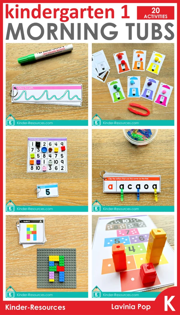 Kindergarten Morning Tubs Set 1