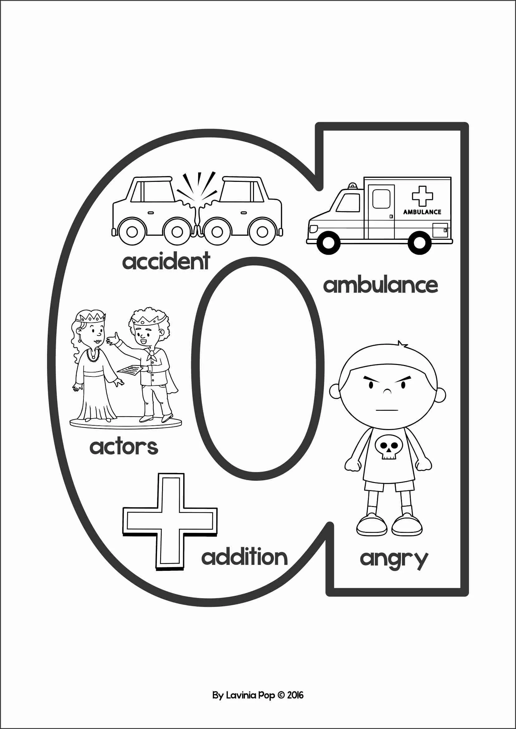 Lowercase Alphabet Anchor Charts Black and White Letter A Lowercase Alphabet Anchor Charts black and white letter a with beginning sound pictures for phonics