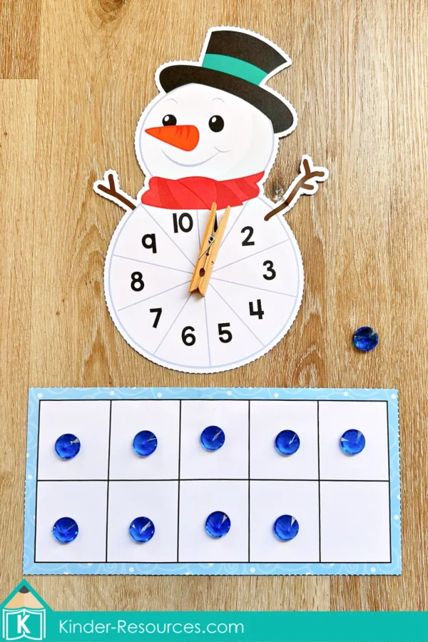 Winter Math Centers for Kindergarten | Morning Tubs