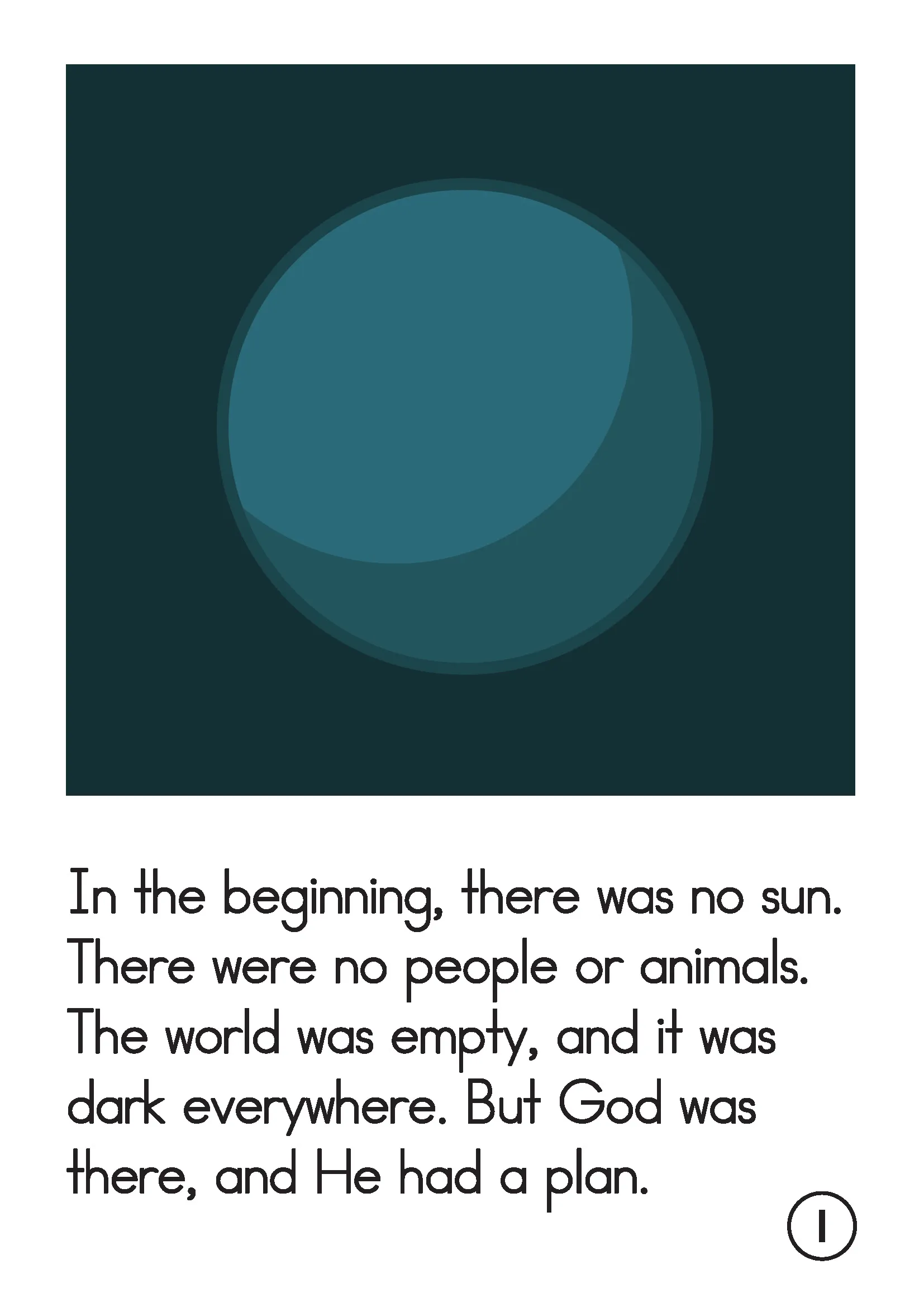 FREE Creation Printable Story for Preschool | In the Beginning Darkness FREE Creation Printable Story for Preschool | In the Beginning Darkness