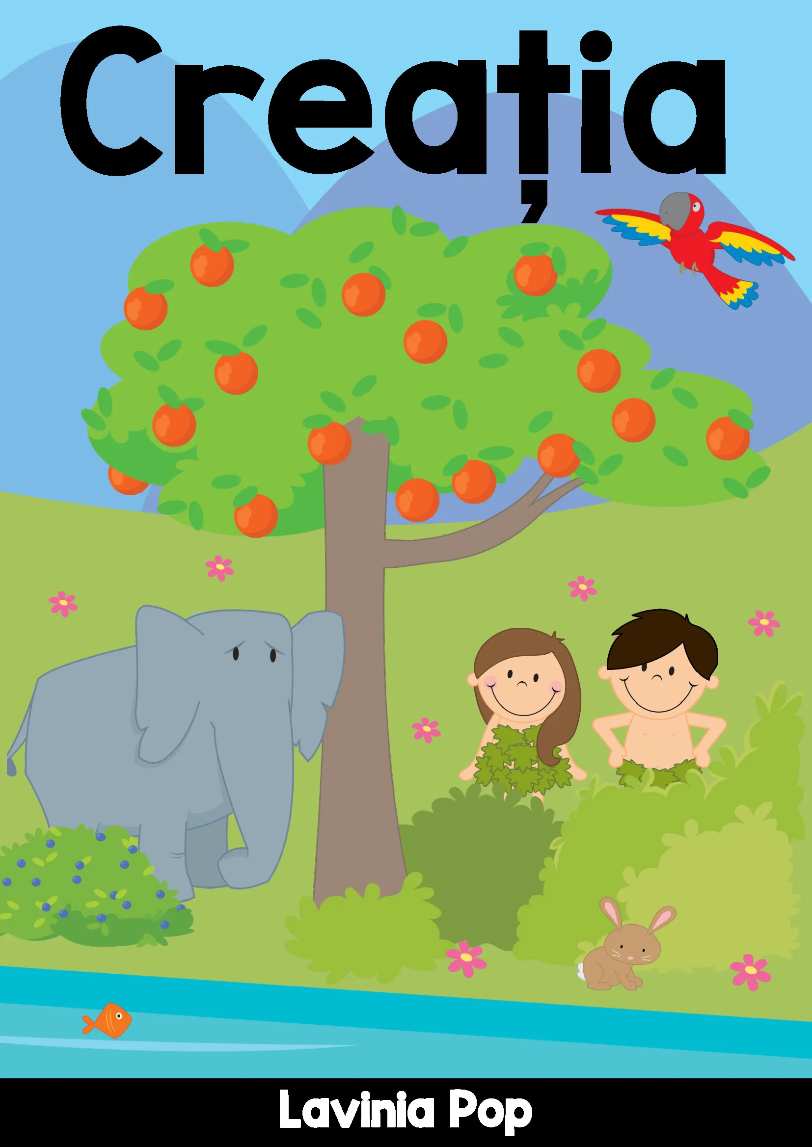 Creația Lecție Biblică Preșcolari Caiet Imprimabil Creația lecție biblică pentru preșcolari caiet imprimabil cu povestea celor șapte zile ale Creației