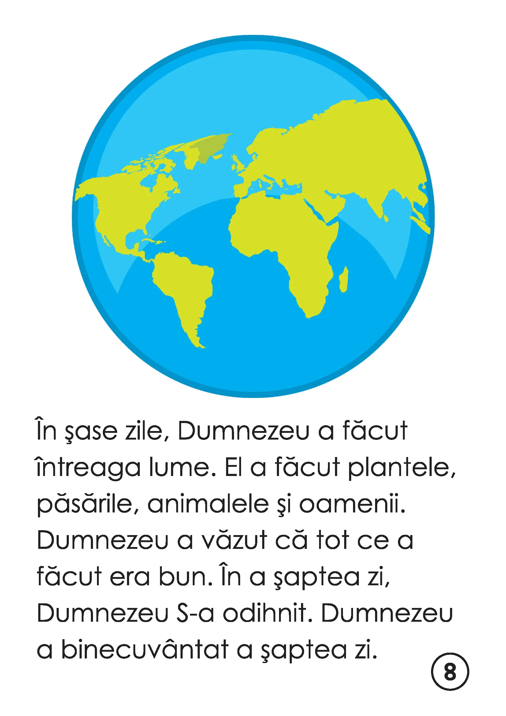 Creația Lecție Biblică Preșcolari Caiet Imprimabil Creația lecție biblică pentru preșcolari caiet imprimabil cu povestea celor șapte zile ale Creației
