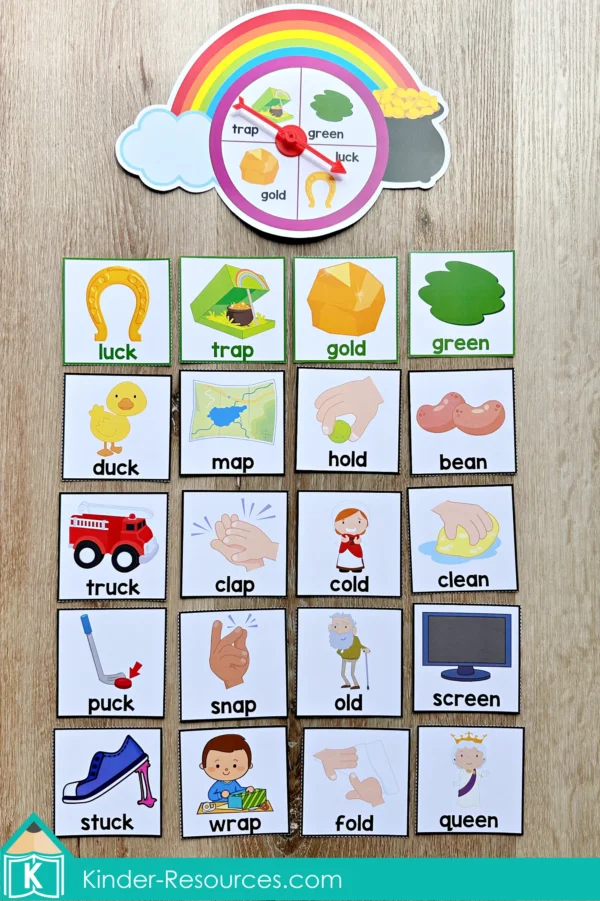 St. Patrick's Day Literacy Centers for Kindergarten | Morning Tubs