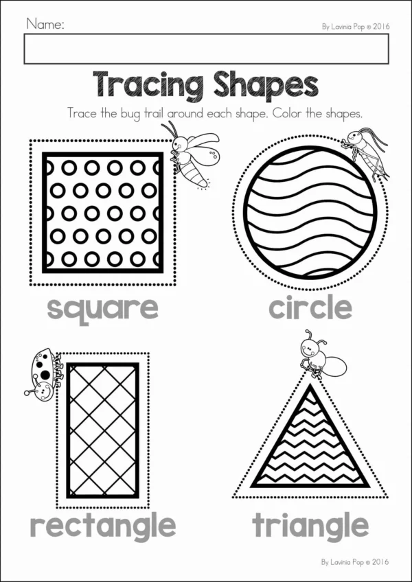 Spring Preschool Worksheets and Activities No Prep