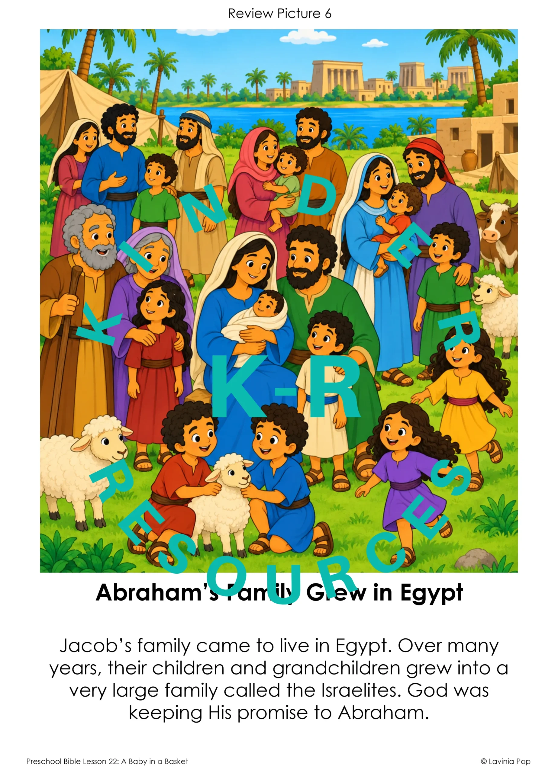 Israelites in Egypt – Preschool Bible Review